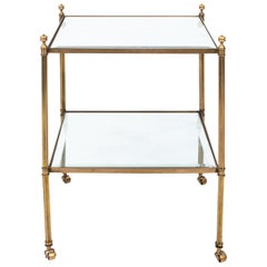 Brass Two-Tier Table