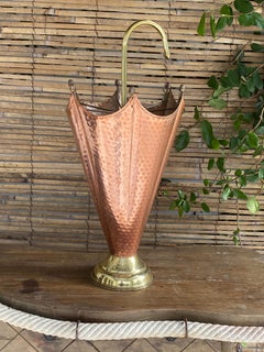 Brass Umbrella Shaped Stand, Italy, 1960