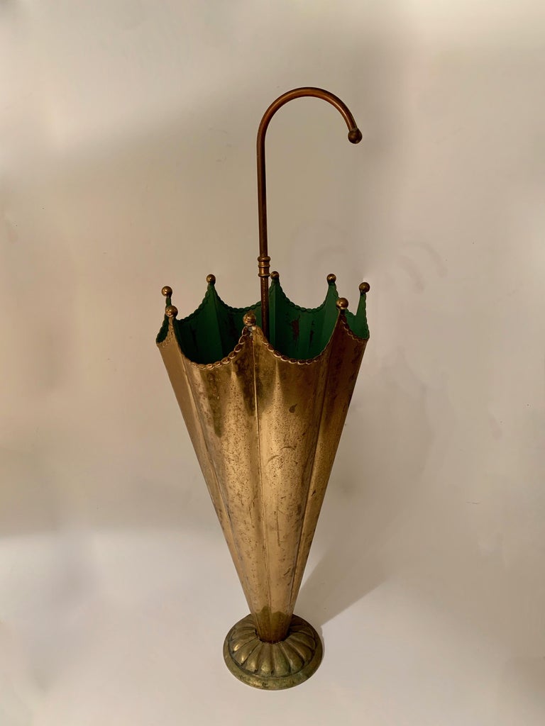 Brass Umbrella Shaped Umbrella Stand at 1stDibs umbrella shaped