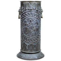 Brass Umbrella Stand, circa 1970-1980