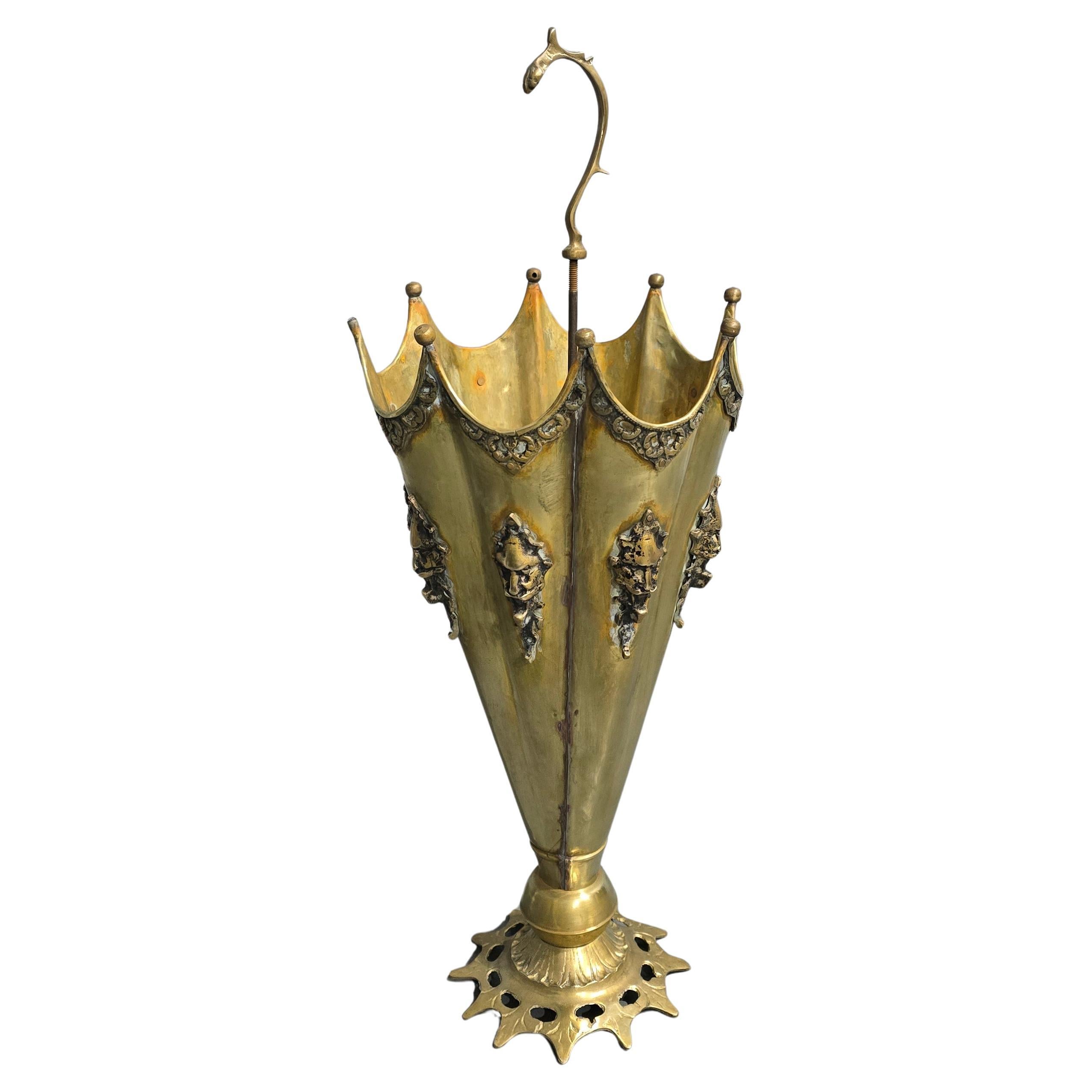 Brass Umbrella Stand For Sale