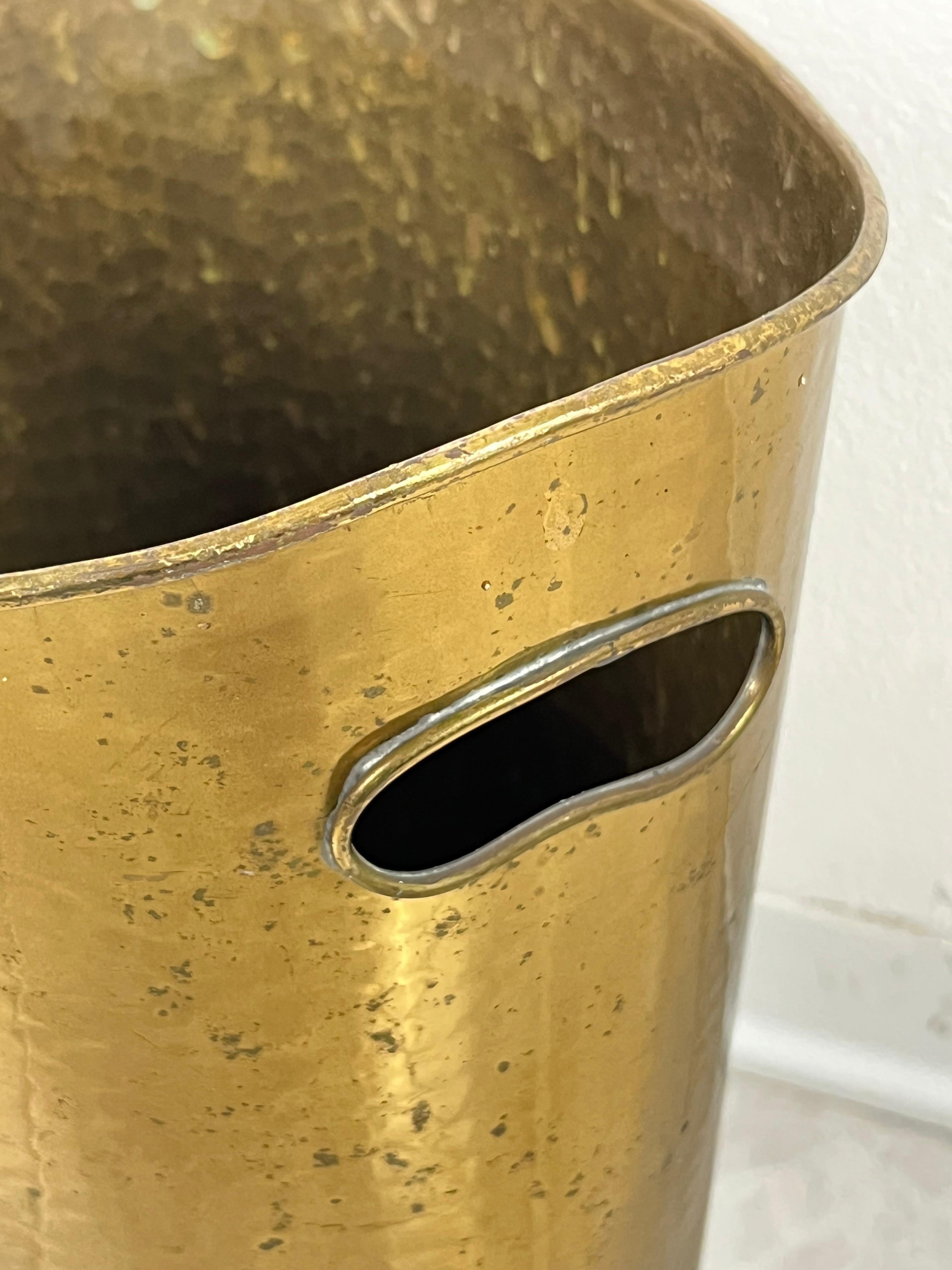 Other Brass Umbrella Stand, Italy, 1980s For Sale