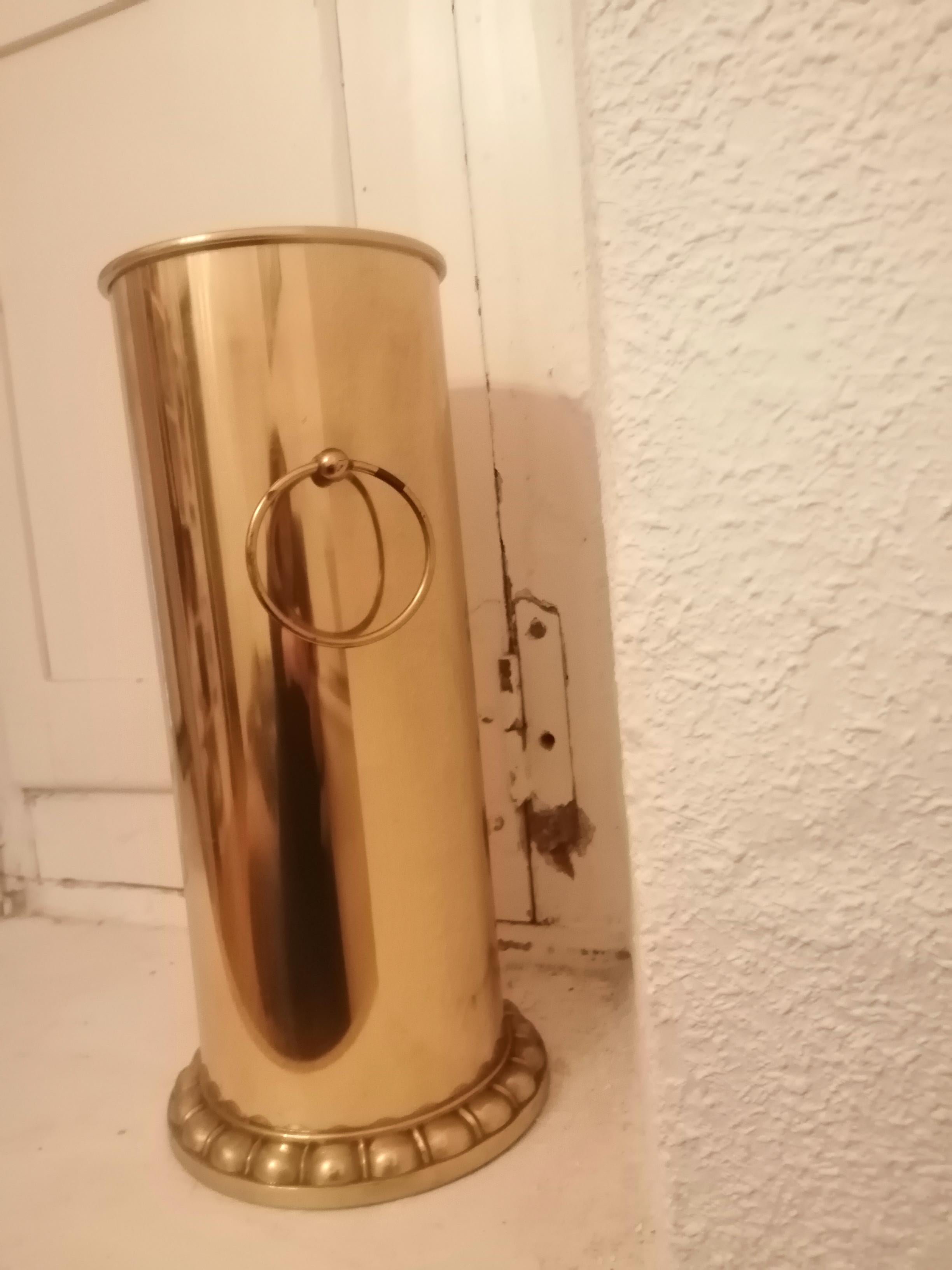  Umbrella Stand, Brass Art Deco  Fron  Italy 6