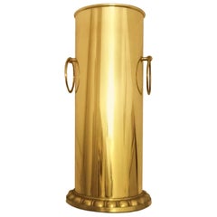 Umbrella Stand, Brass Art Deco  Fron  Italy