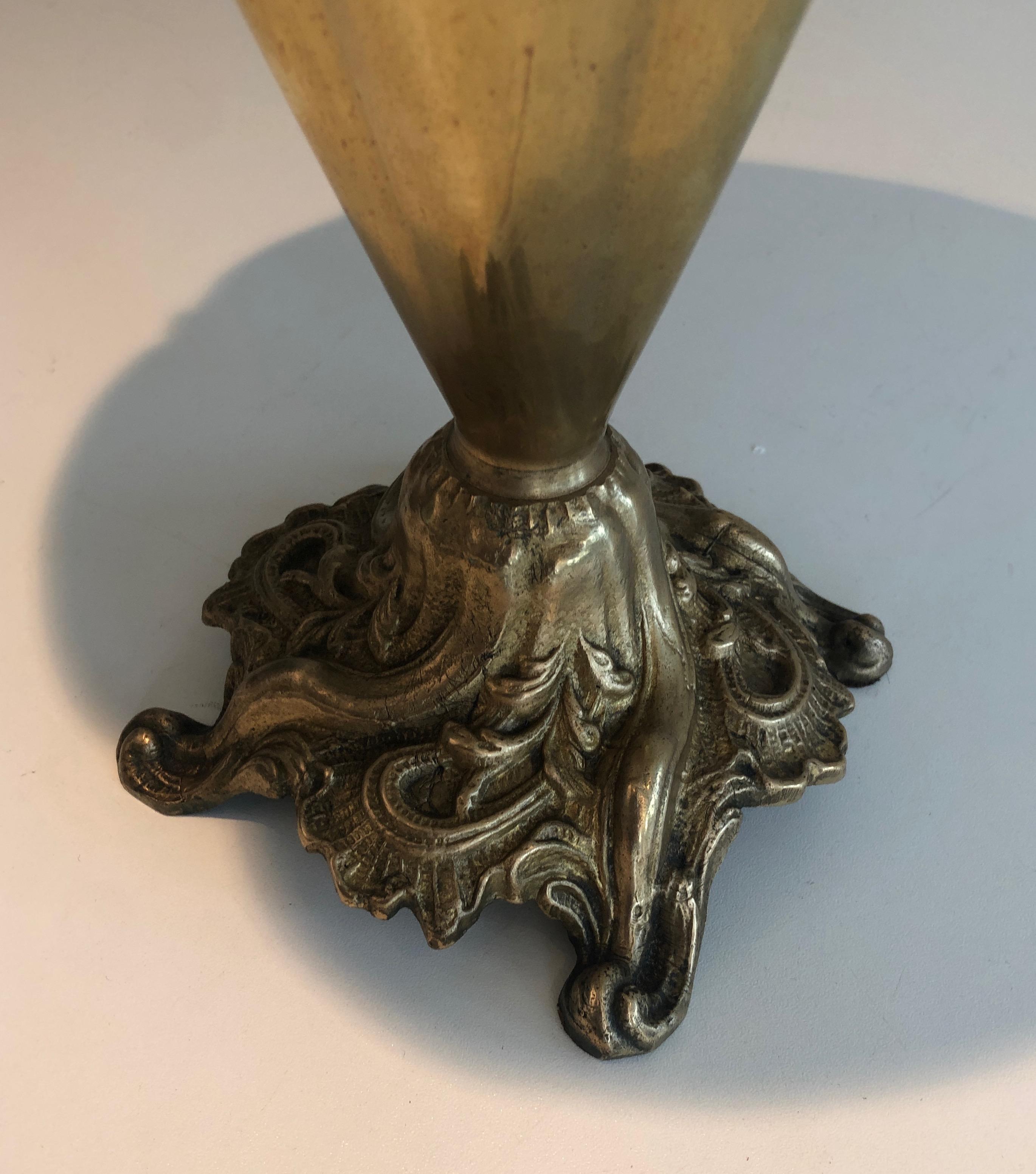Brass Umbrella Stand Representing a Dog's Head Umbrella 11