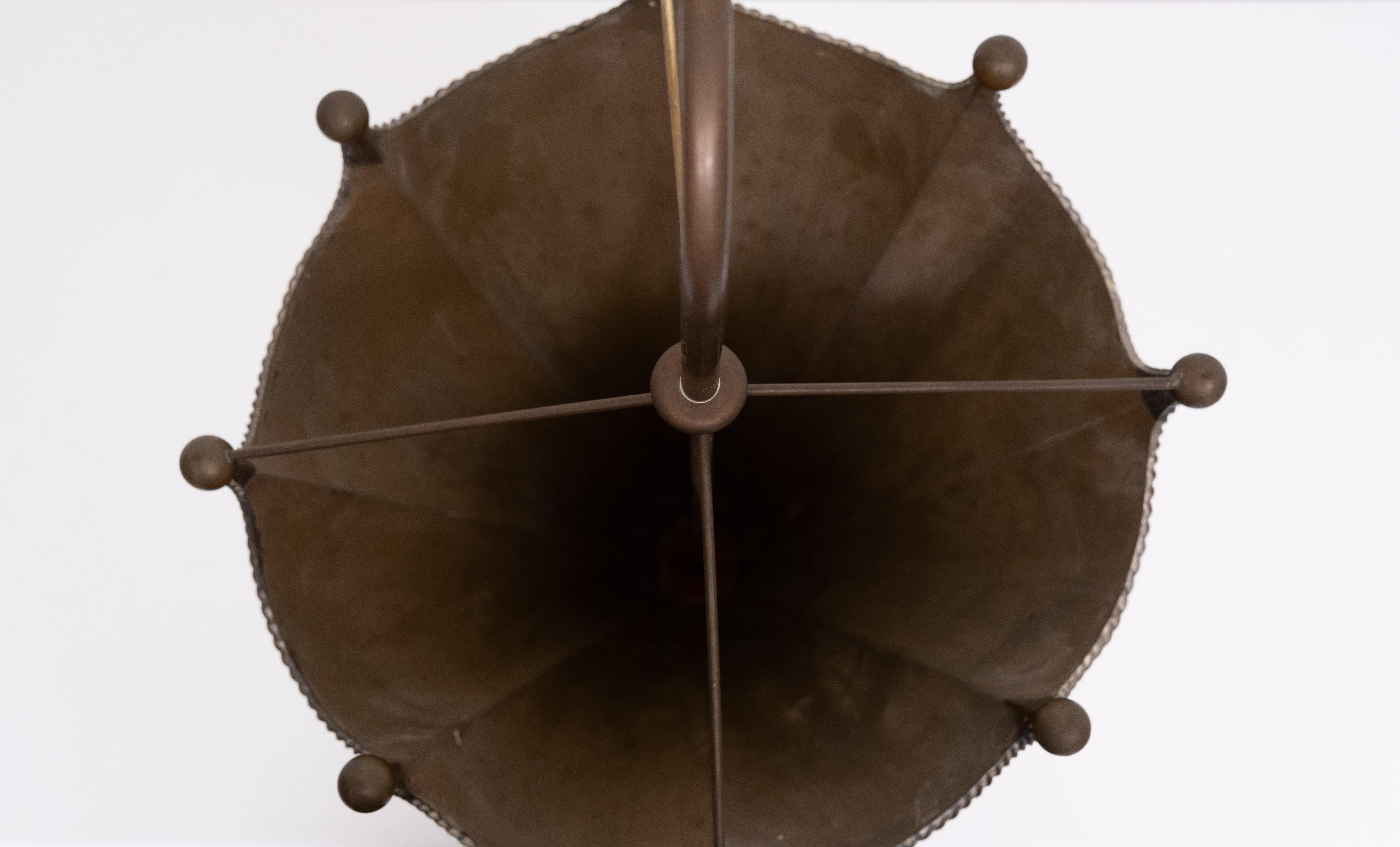 Français Parapluie en laiton Porte-parapluie  1950s  France en vente