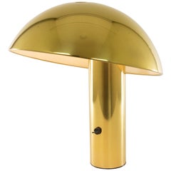 Lampe de bureau Vaga en laiton de Franco Mirenzi pour Valenti, 1970