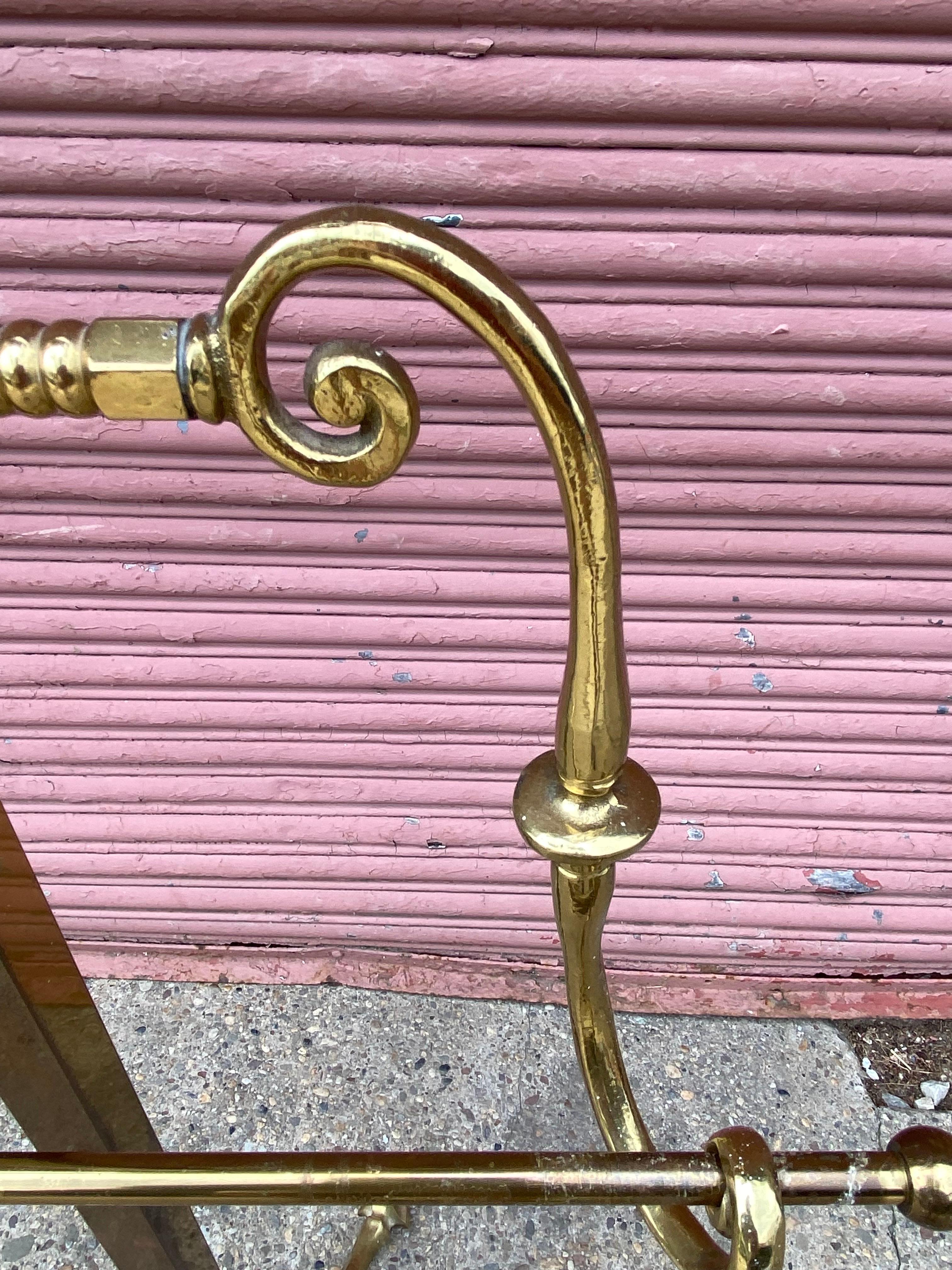 Brass Valet by Glo-Mar Art Works NY For Sale 1