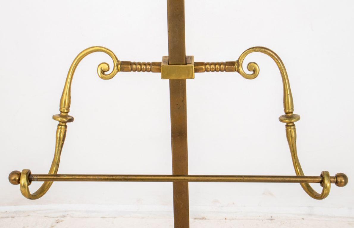 Brass Valet Stand or Silent Butler In Good Condition For Sale In New York, NY