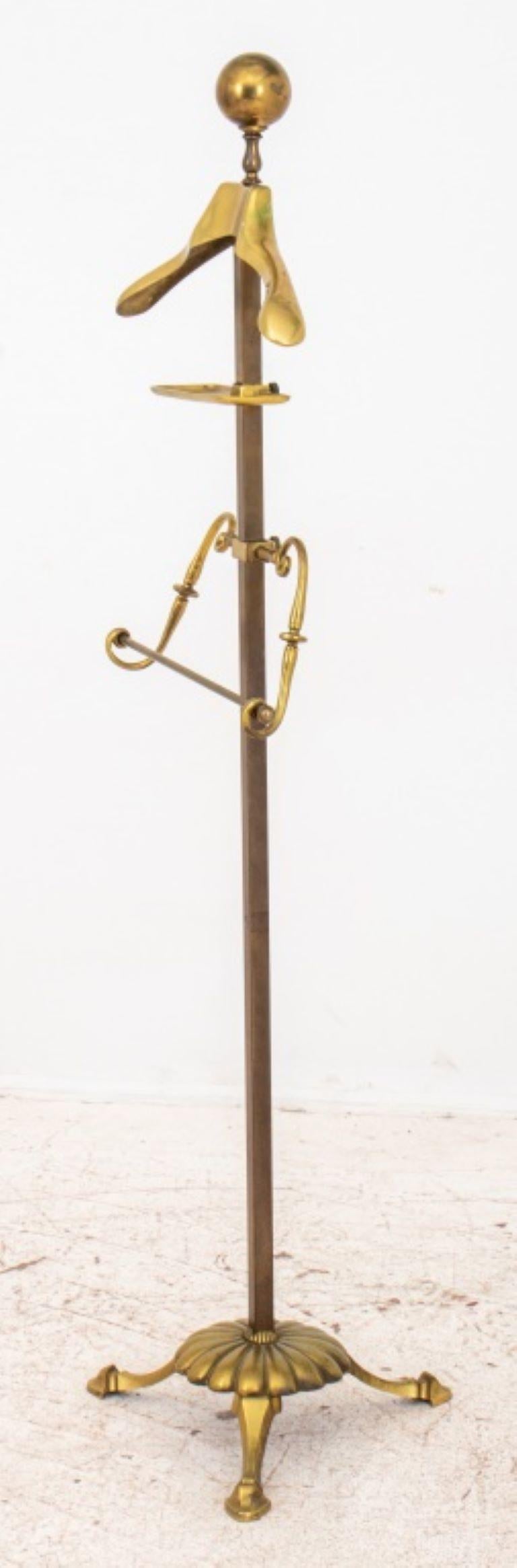 Brass Valet Stand or Silent Butler For Sale 1