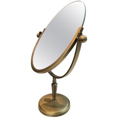 Brass Vanity Mirror by Charles Hollis Jones