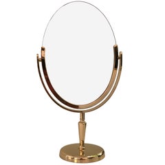 Brass Vanity Mirror by Charles Hollis Jones