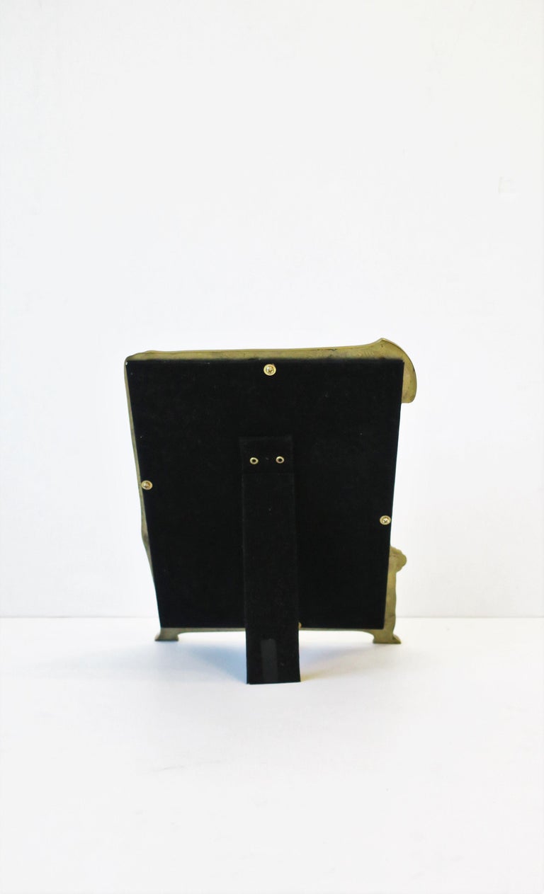 Brass Vanity Mirror in the Art Nouveau Style For Sale at 1stDibs art