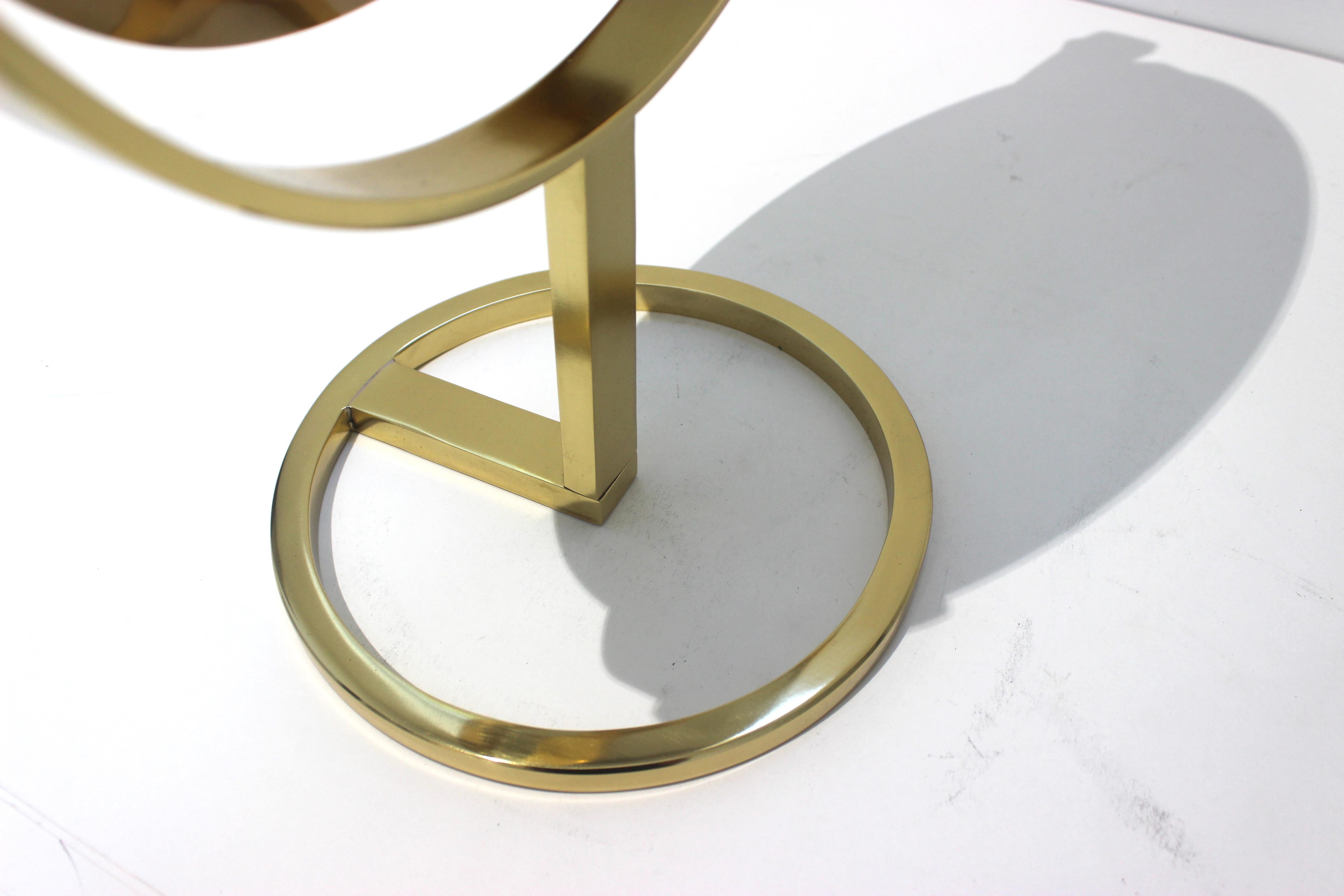 Brass Vanity Table Mirror by Charles Hollis Jones 2