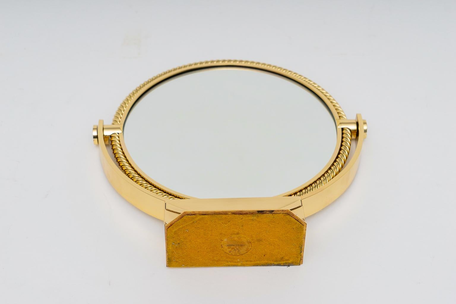 Piaget Brass Vanity Table Mirror 2