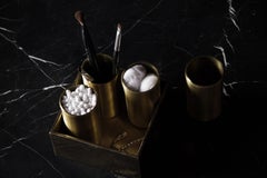 Brass Vanity Vessels with Brass Box