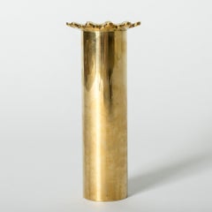 Brass Vase by Pierre Forssell for Skultuna, Sweden