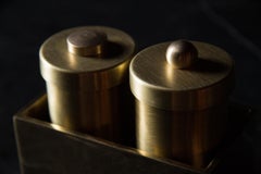 Brass Vessel Set w/ Brass box