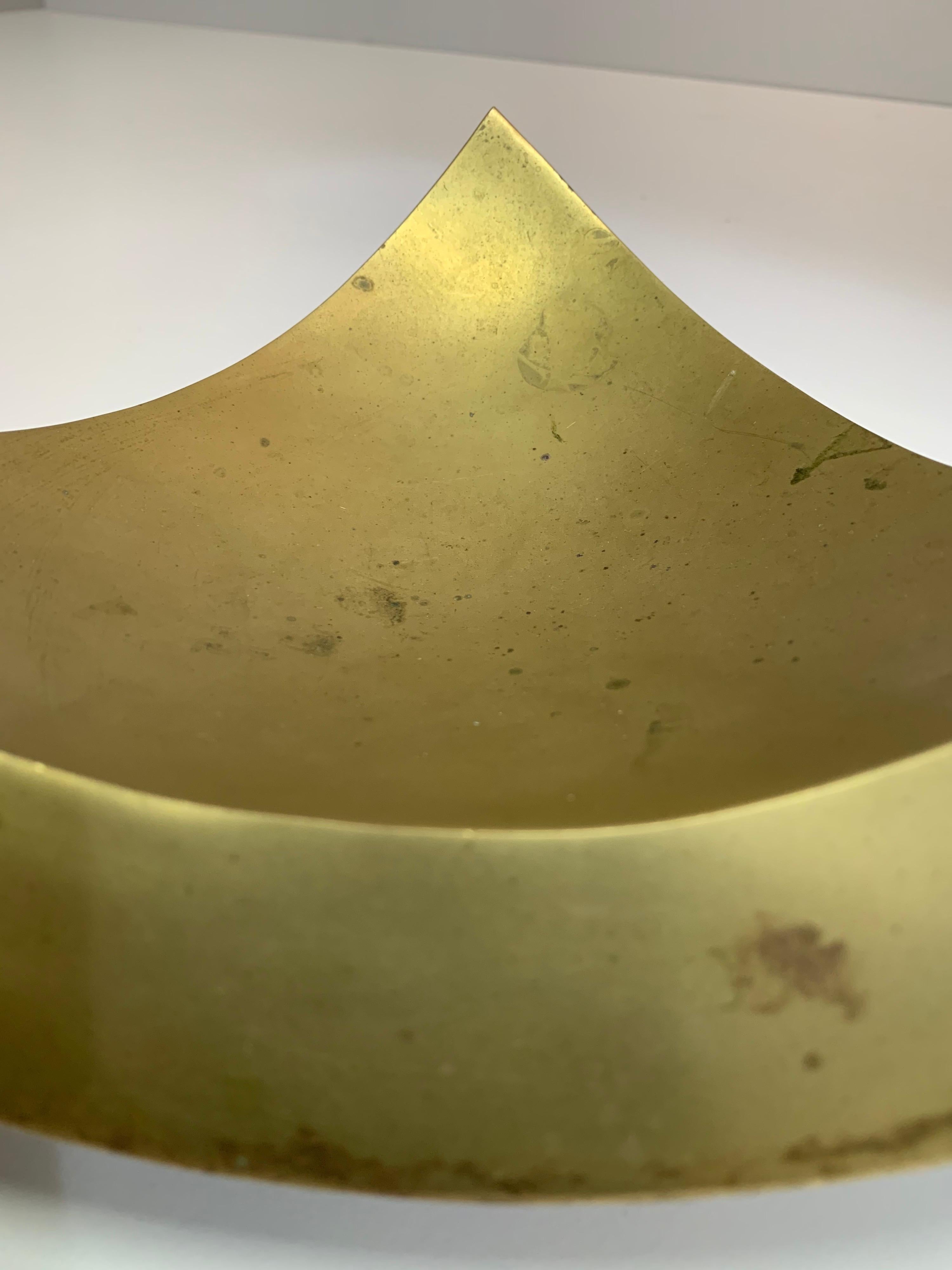Messicano Vide Poche in ottone a forma di noce di cocco in vendita