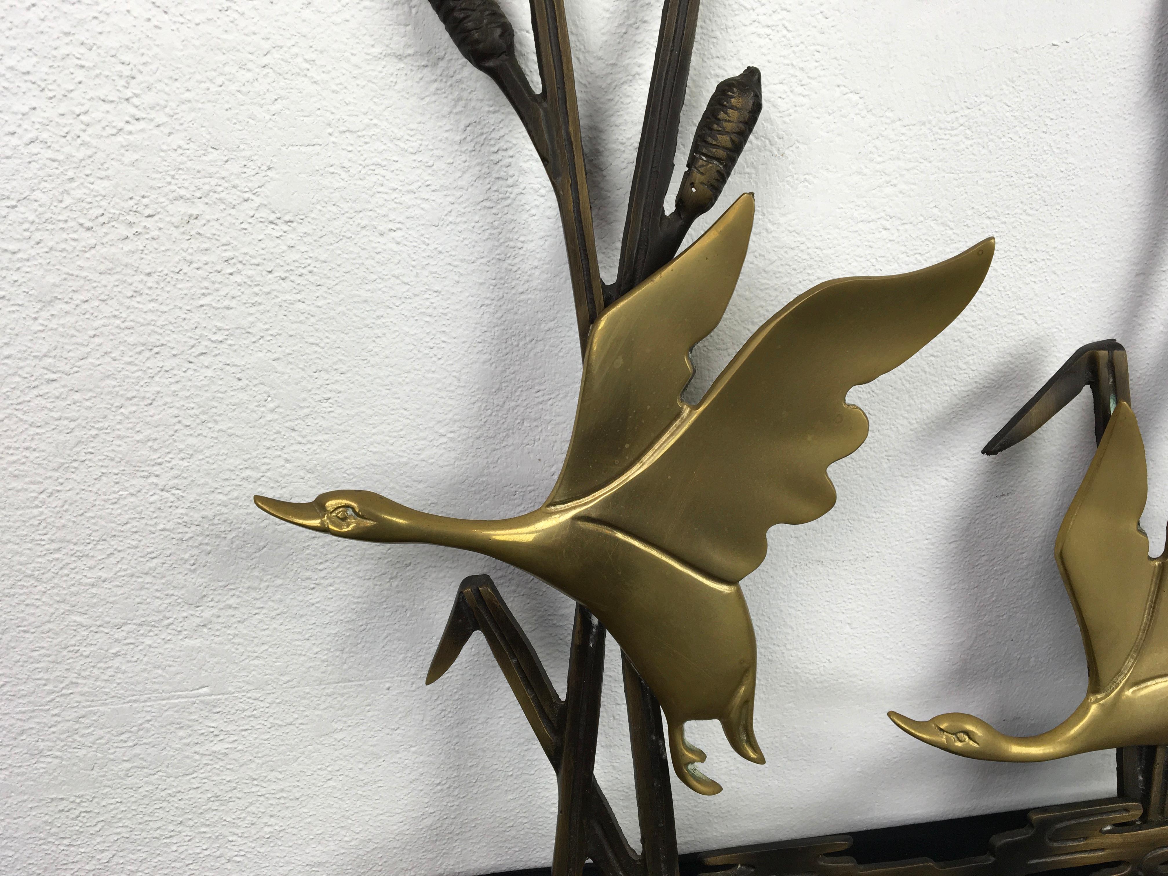 duck metal wall art