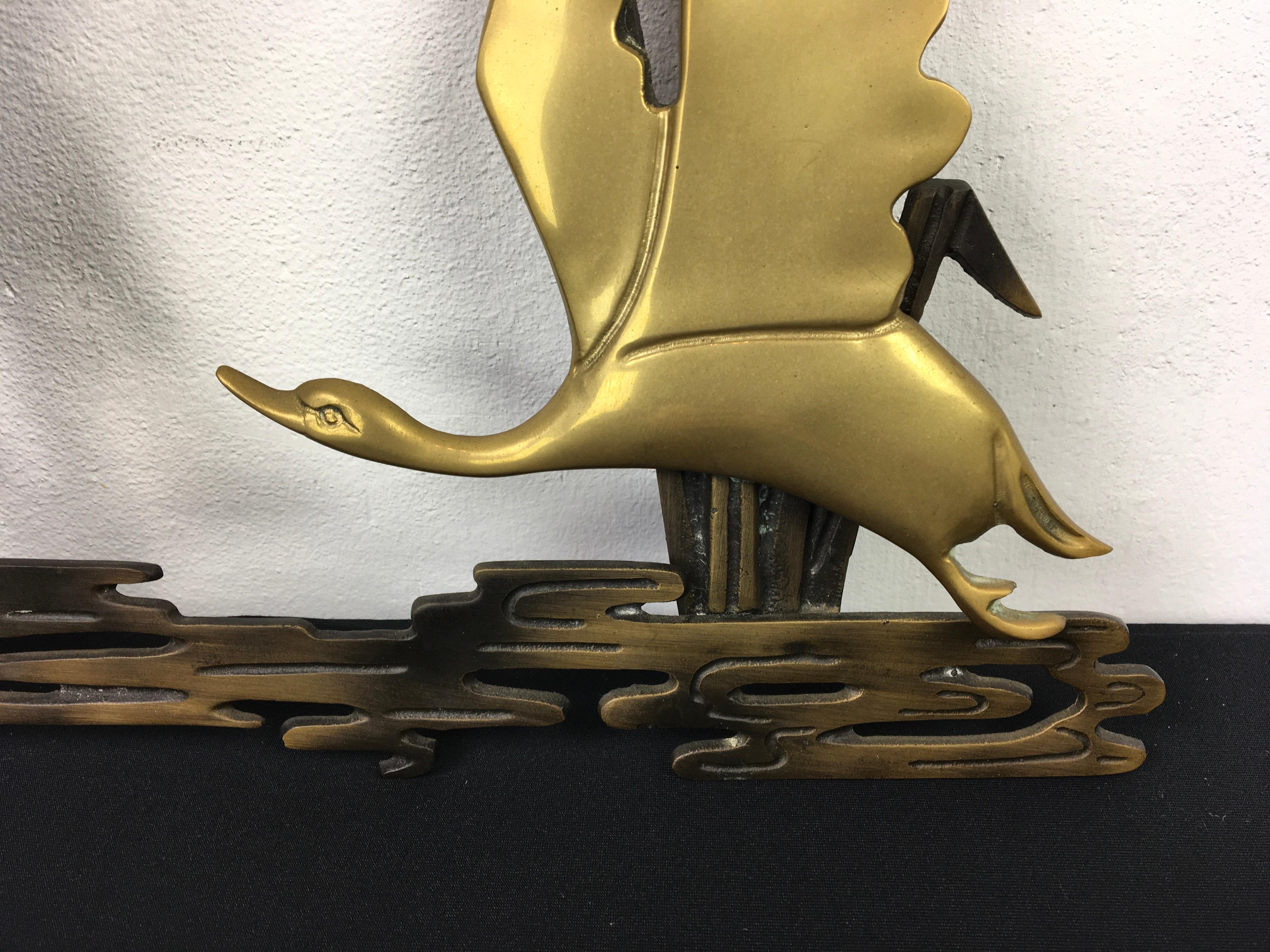 brass wall birds