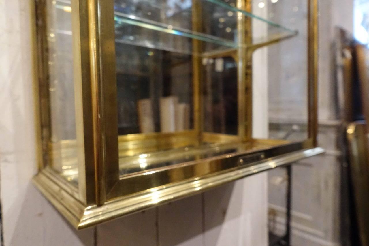 brass wall cabinet