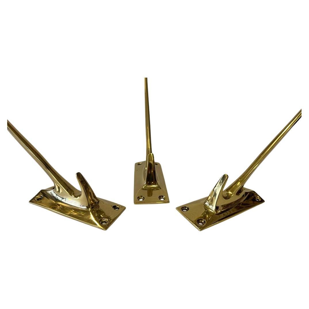 Brass Wall Hook, Design Adolf Loos For Sale 7