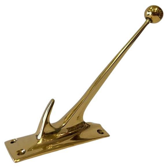 Brass Wall Hook, Design Adolf Loos For Sale