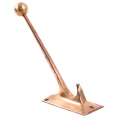 Antique Brass Wall Hooks by Adolf Loos