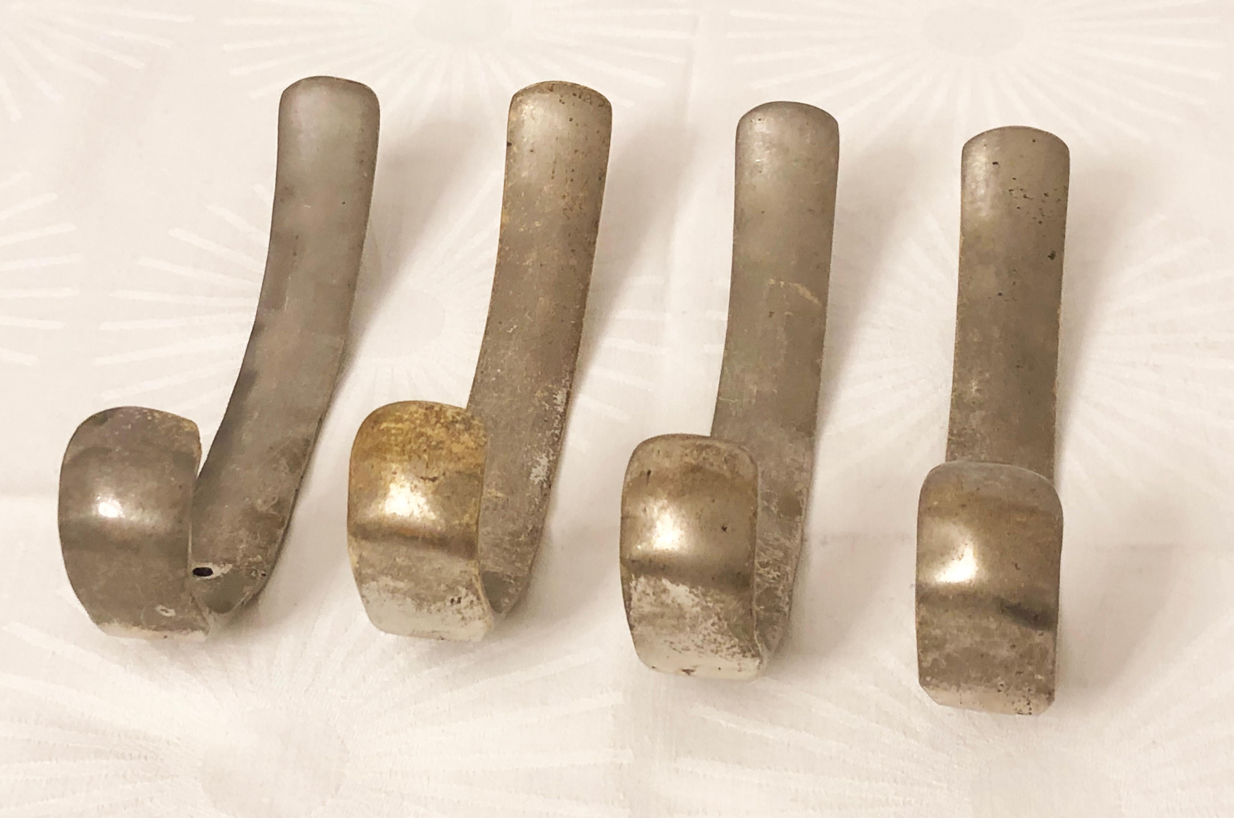 Brass Wall Hooks Franz Hagenauer Vienna For Sale 4