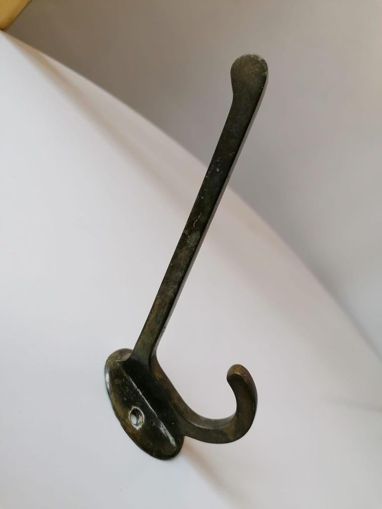 Brass Wall Hooks from the 1930s For Sale 6