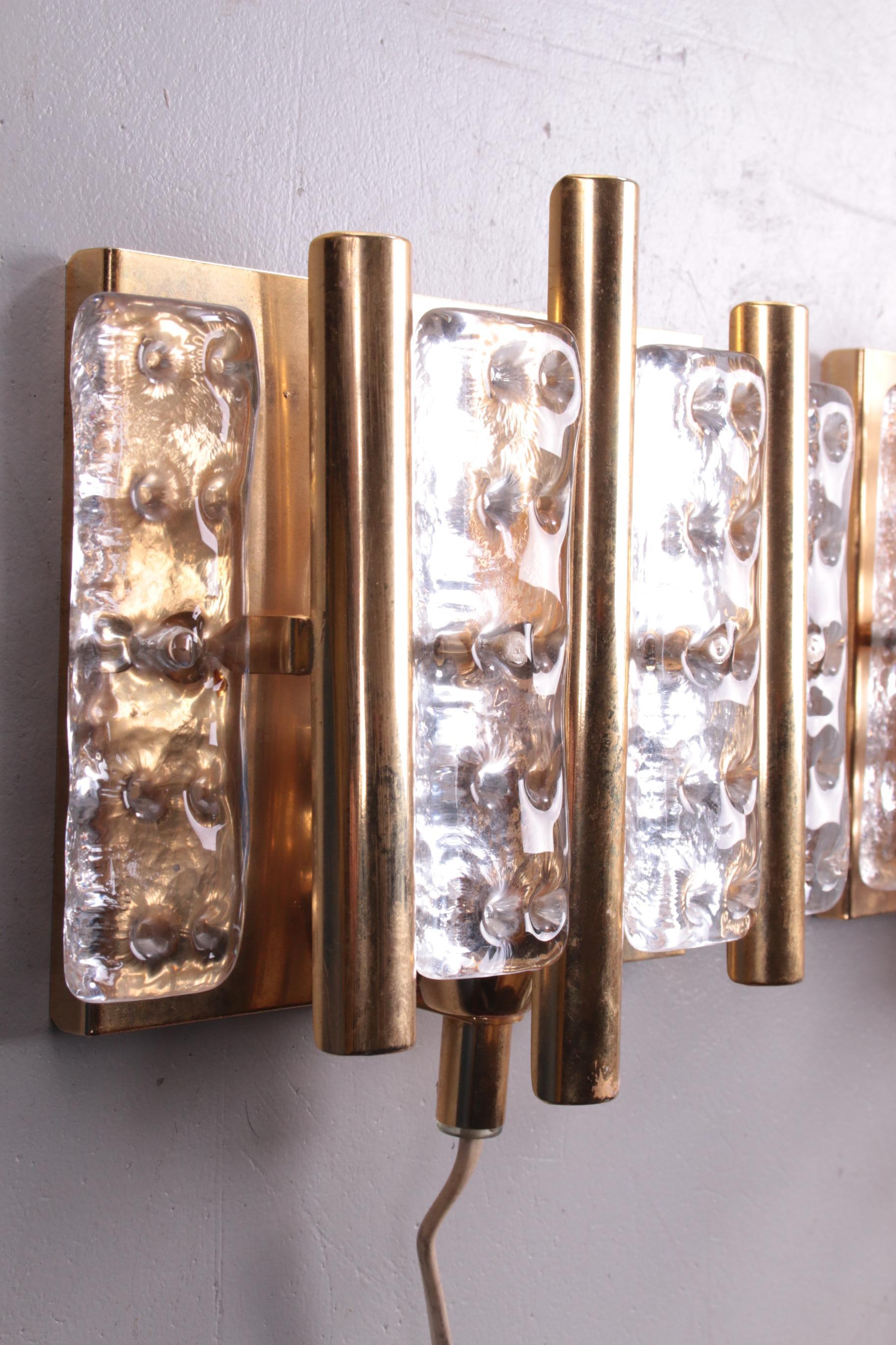 Brass Wall Lamp by Carl Fagerlund for Lyfa, 1960s 1