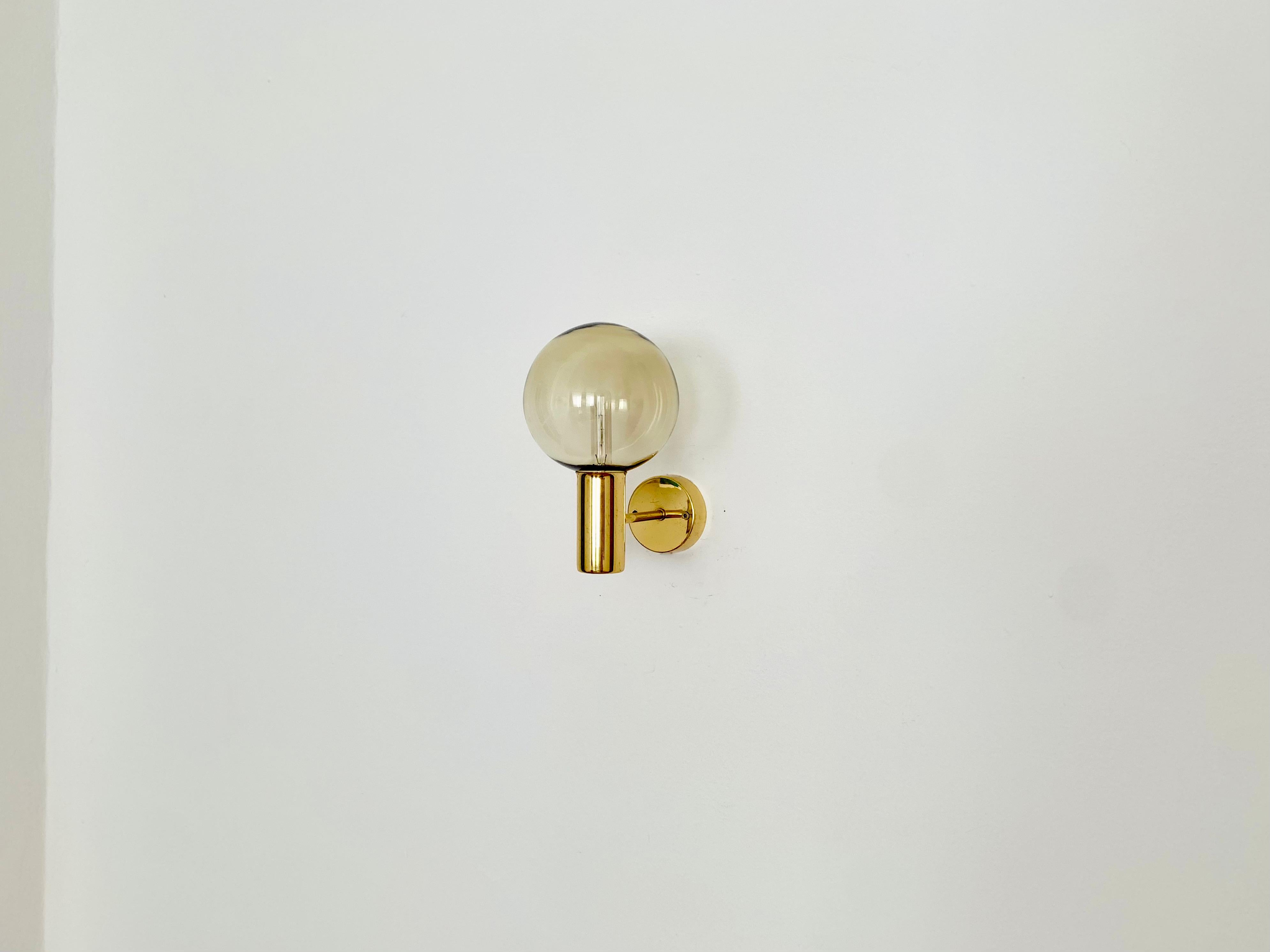 Lámpara de pared de latón de Hans Agne Jakobsson Sueco en venta