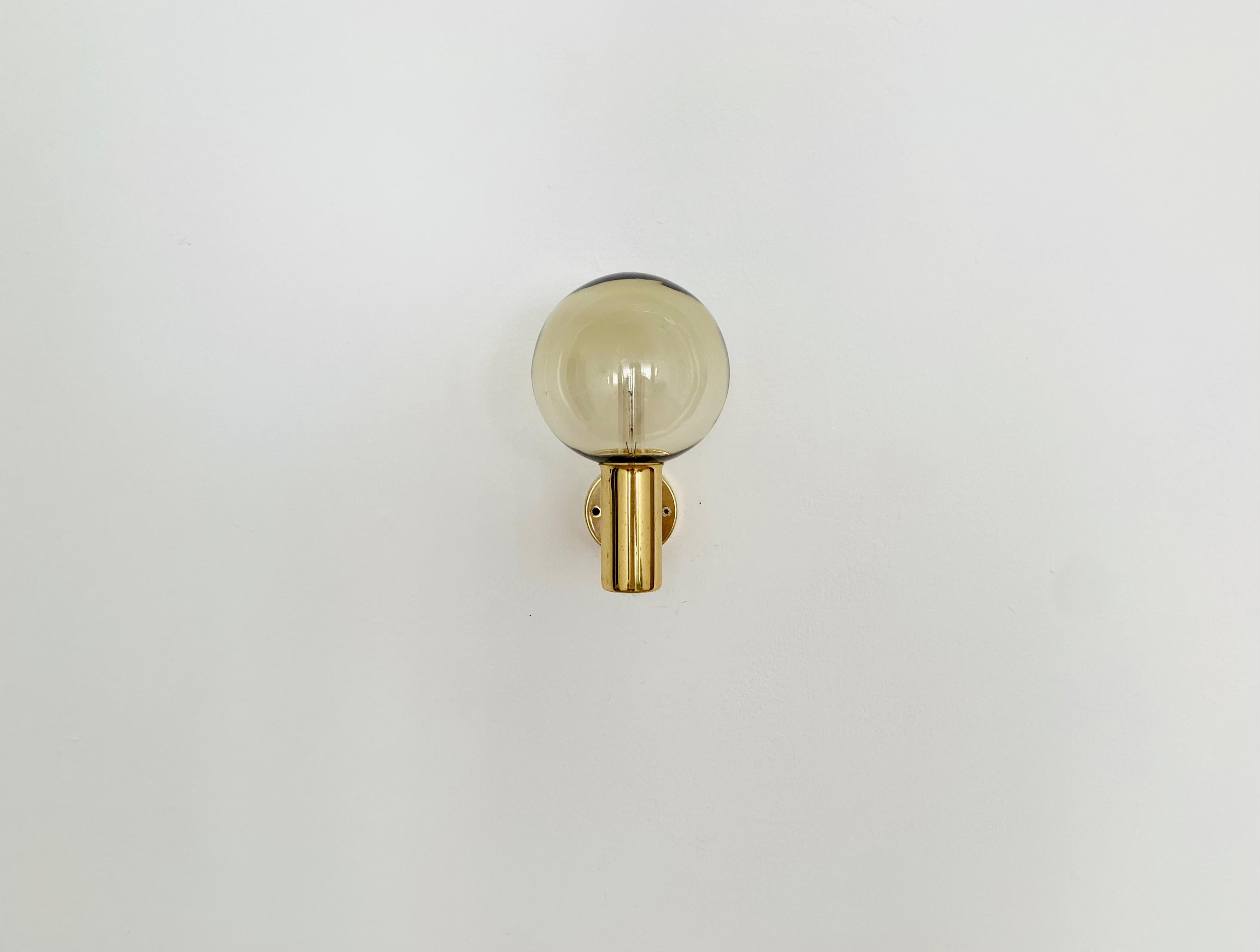 Swedish Brass Wall Lamp by Hans Agne Jakobsson For Sale