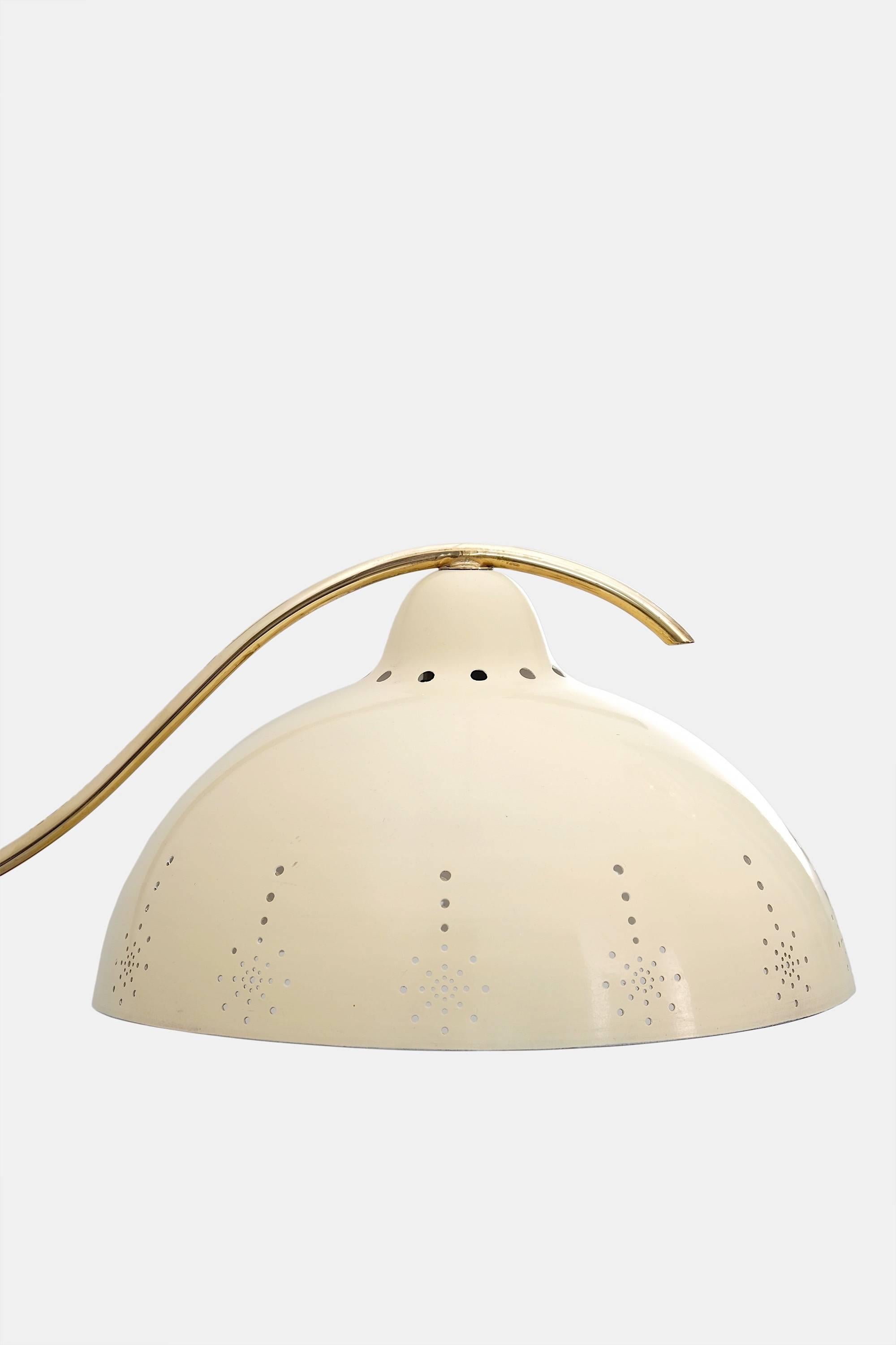 Mid-20th Century Brass Wall Lamp by Valinte, Finland, 1950s