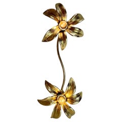 Lampada da parete in ottone di Willy Daro per Massive, anni 1970~80