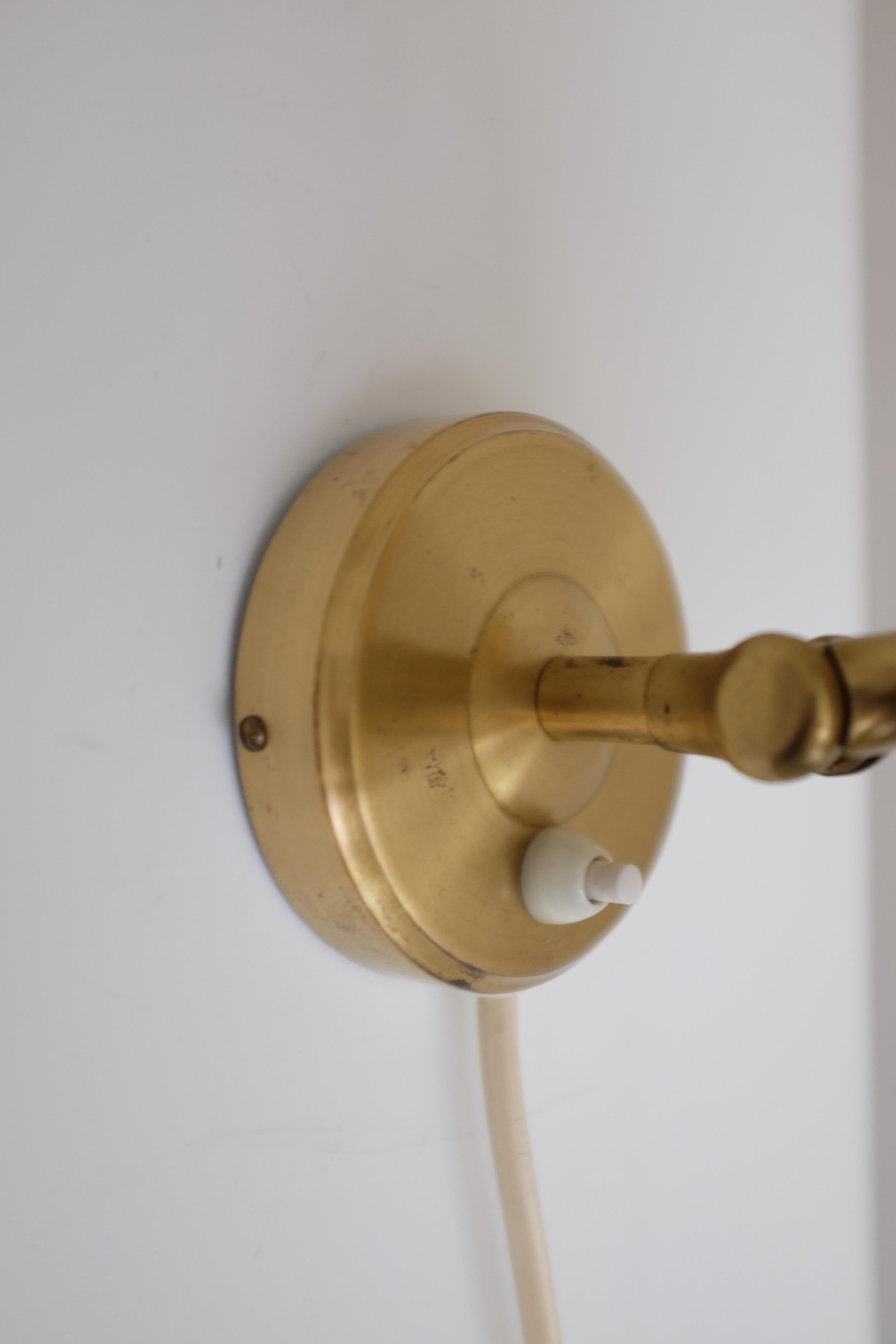 Brass Wall Lamp from Boréns For Sale 2