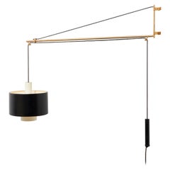 Brass Wall Lamp Model 2061 by Gaetano Scolari for Stilnovo, 1954