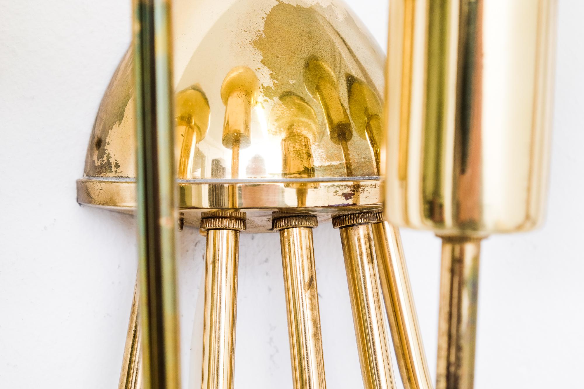 Swedish Brass Wall Lamp Model V-354/5 by Hans-Agne Jakobsson, Sweden