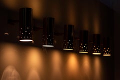 Brass wall lamps from the 1950s, Sweden, up or down light