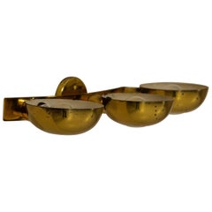Brass Wall Light by Gino Sarfatti for Arteluce, Italy 1950s