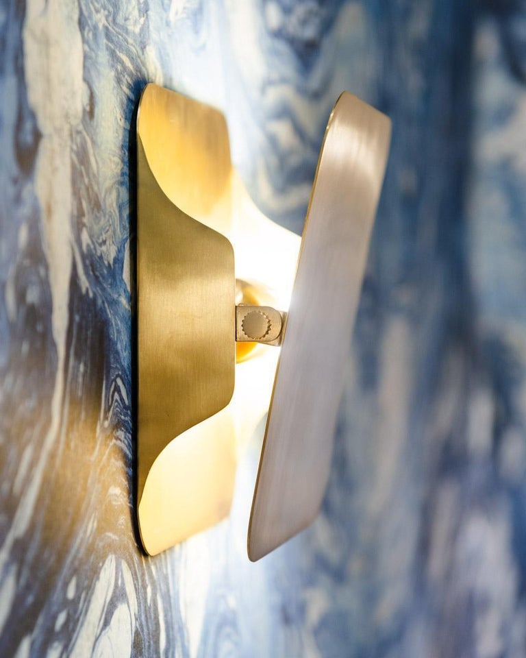 Brass Wall Light French Design and Art Deco Style For Sale at 1stDibs