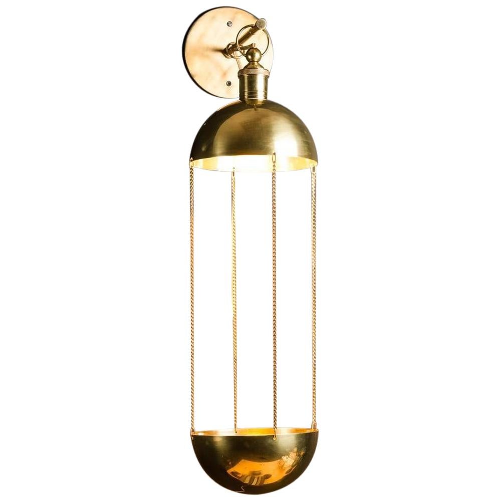 Brass Wall Light French Design and Art Deco Style