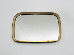 Brass Wall Mirror by Vereinigte Werkstätten München