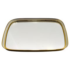 Brass Wall Mirror by Vereinigte Werkstätten München