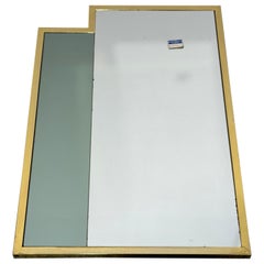 Brass Wall Mirror, made in Italy, 1970s