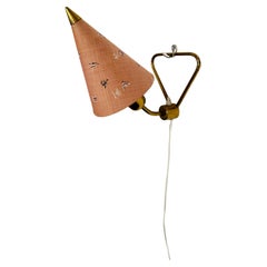 Lampada da parete o da tavolo in ottone di Rupert Nikoll