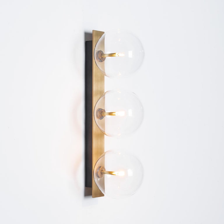 Brass Wall Sconce by Schwung For Sale 4