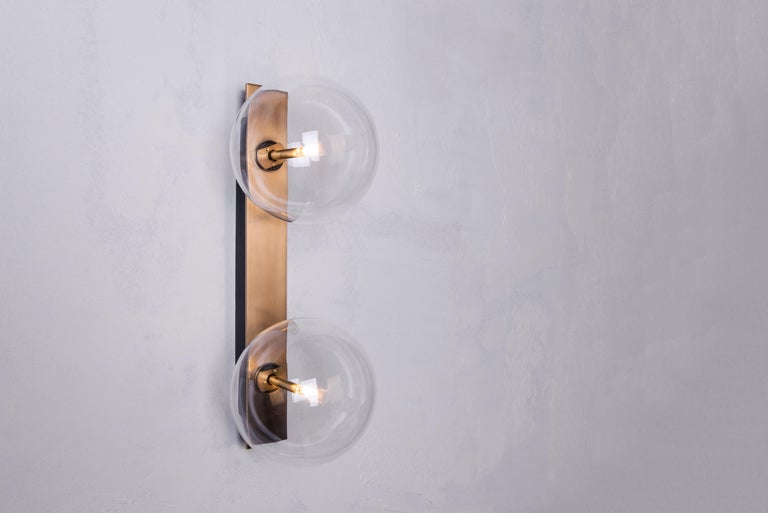 Brass Wall Sconce by Schwung For Sale 1