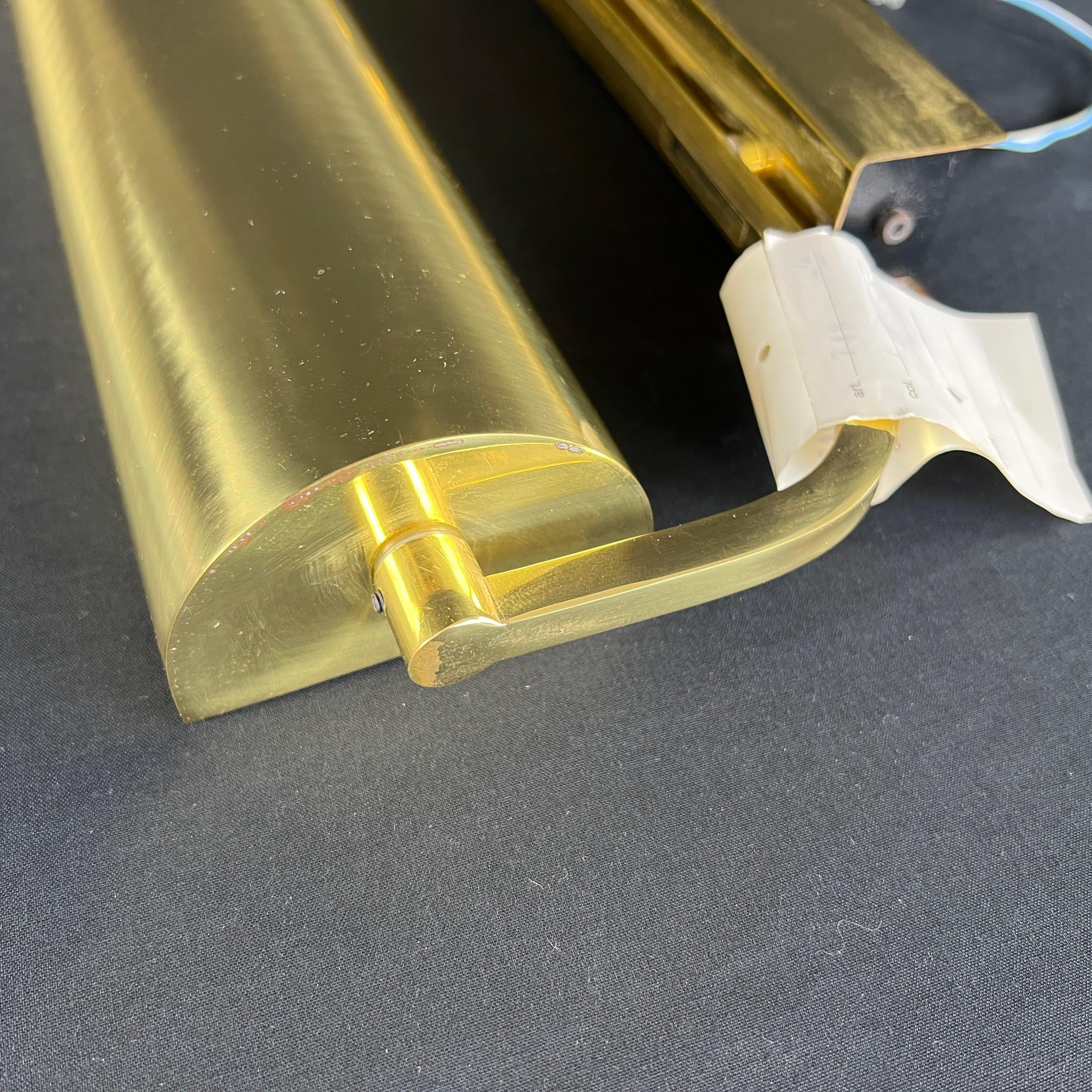 Brass Wall Sconces by Sergio Bernardi, 1970s – A Pair For Sale 4